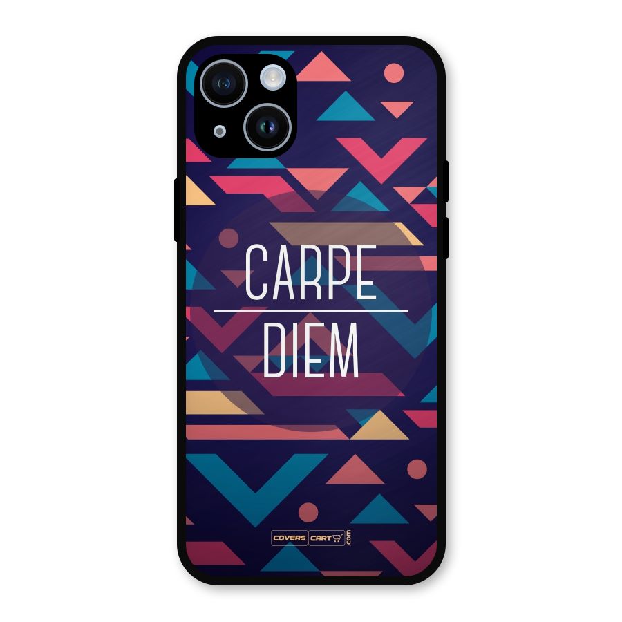 Carpe Diem Metal Back Case for iPhone 14