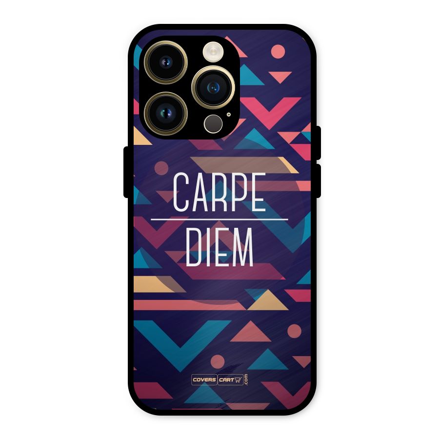 Carpe Diem Metal Back Case for iPhone 14 Pro