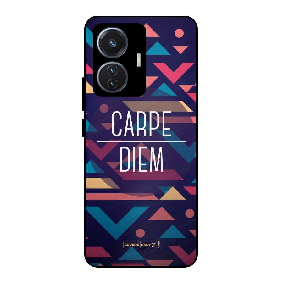 Carpe Diem Metal Back Case for iQOO Z6 44W