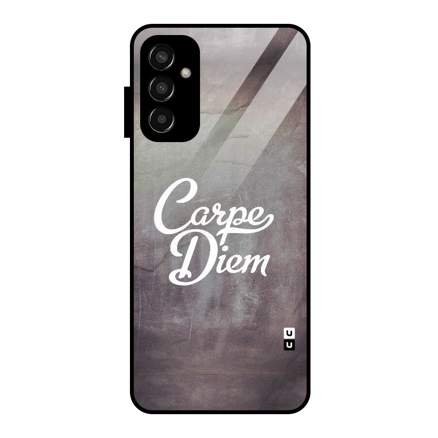 Carpe Diem Rugged Glass Back Case for Galaxy F13