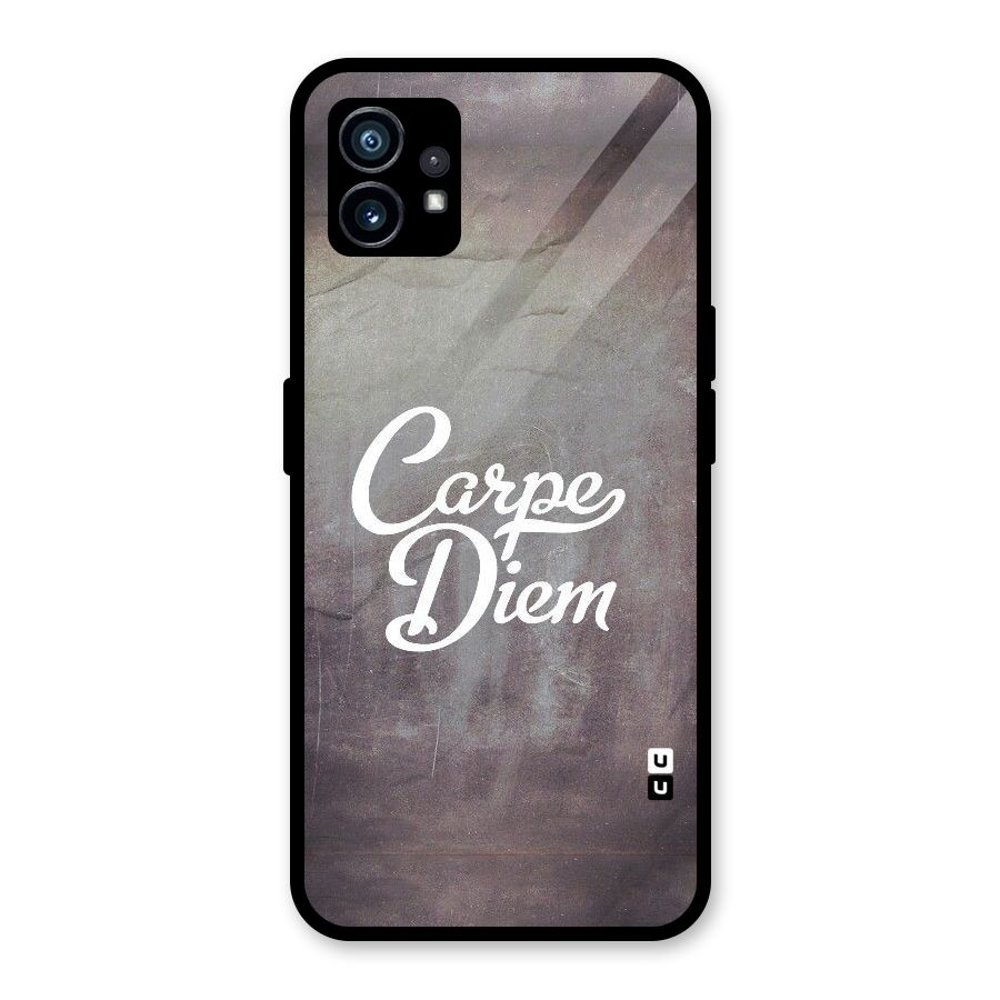 Carpe Diem Rugged Glass Back Case for Nothing Phone 1
