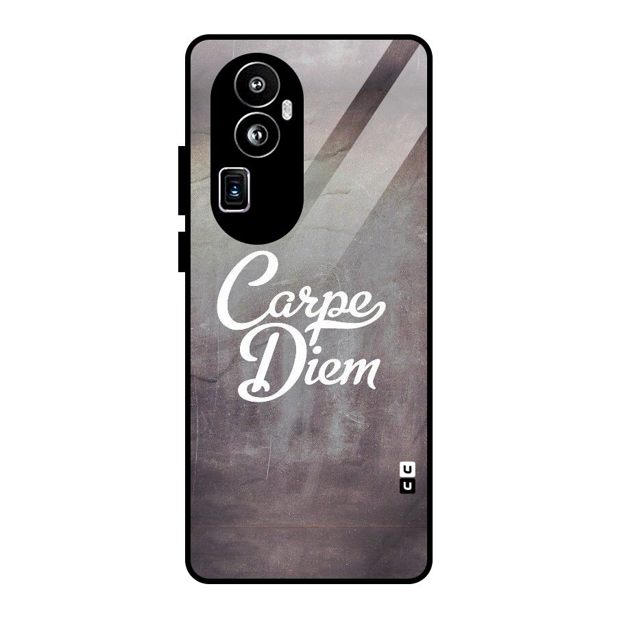 Carpe Diem Rugged Glass Back Case for Oppo Reno10 Pro Plus