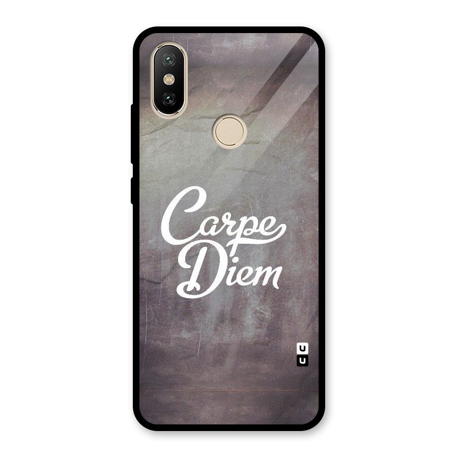 Carpe Diem Rugged Glass Back Case for Redmi A2