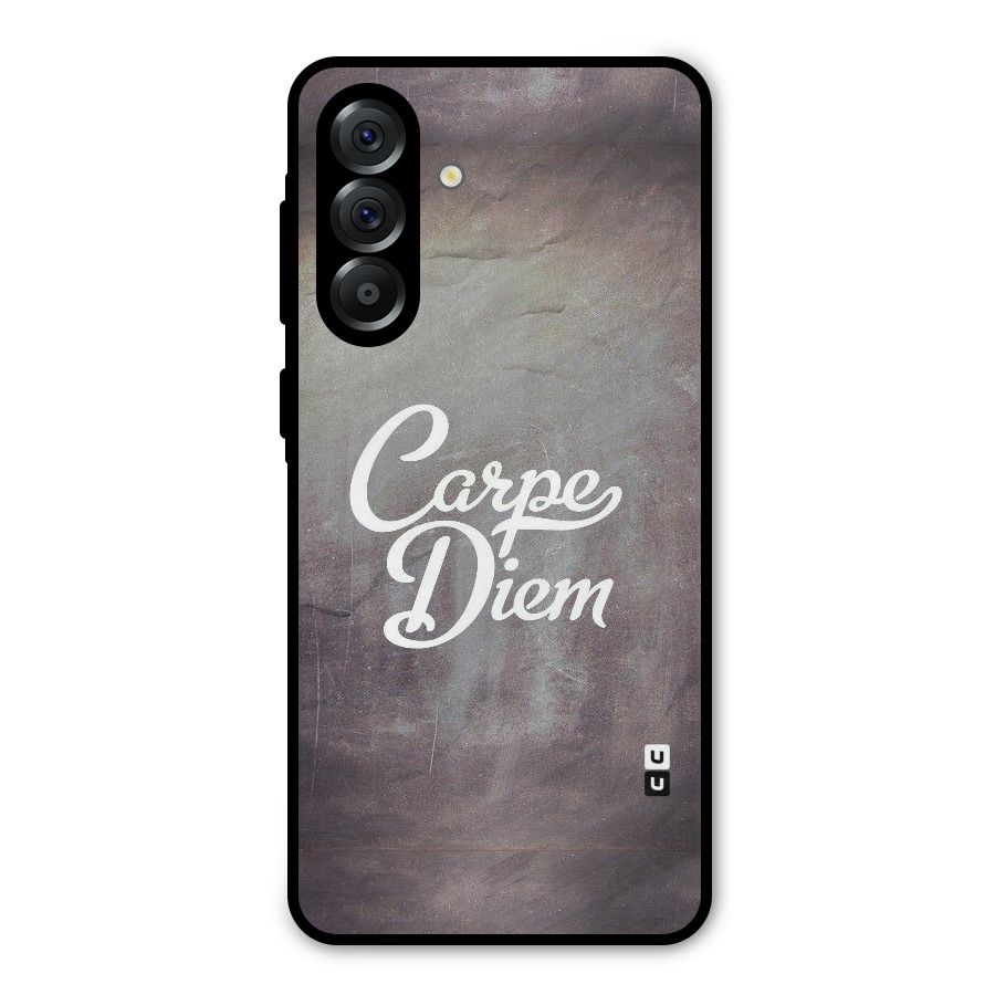 Carpe Diem Rugged Metal Back Case for Galaxy A36