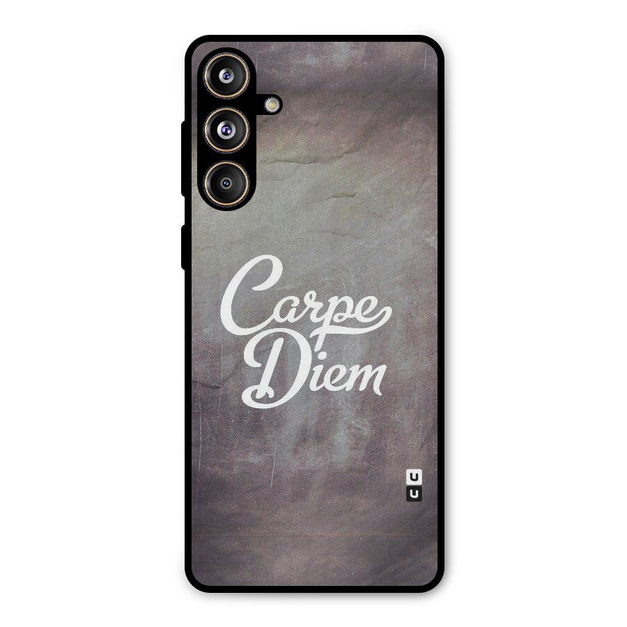 Carpe Diem Rugged Metal Back Case for Galaxy F55