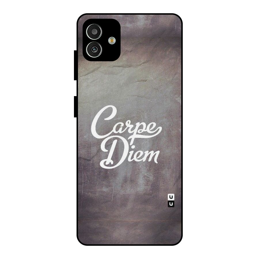 Carpe Diem Rugged Metal Back Case for Galaxy M13 5G
