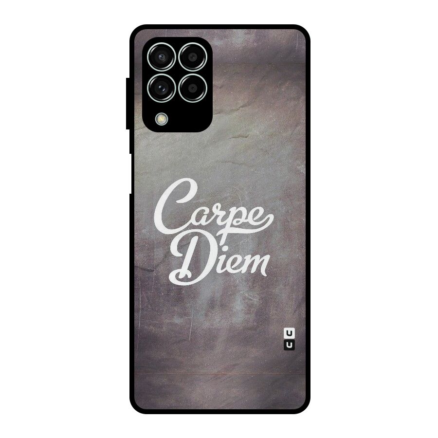 Carpe Diem Rugged Metal Back Case for Galaxy M33
