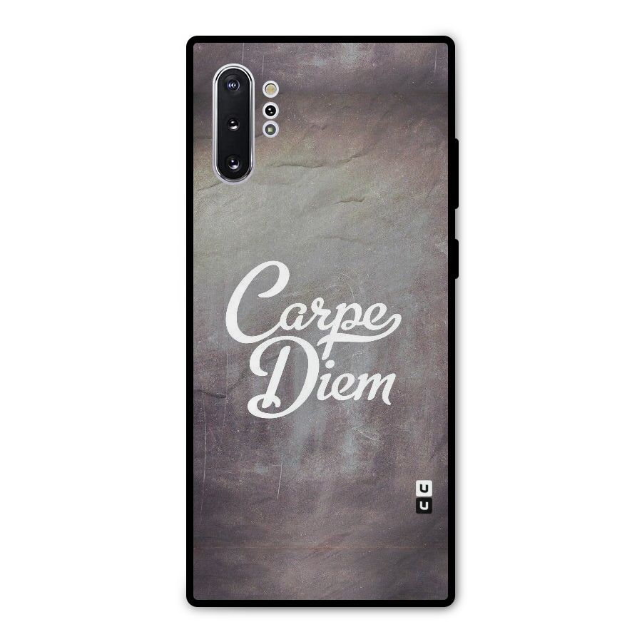Carpe Diem Rugged Metal Back Case for Galaxy Note 10 Plus