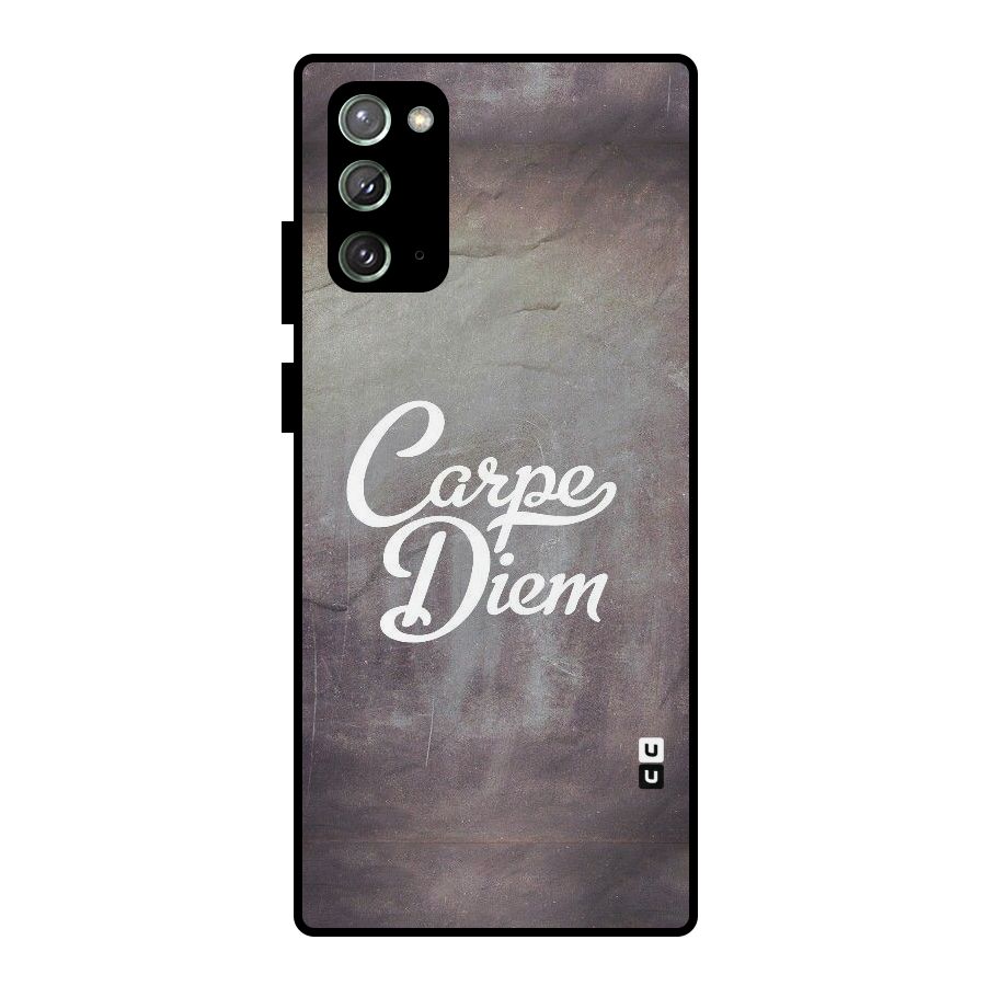 Carpe Diem Rugged Metal Back Case for Galaxy Note 20
