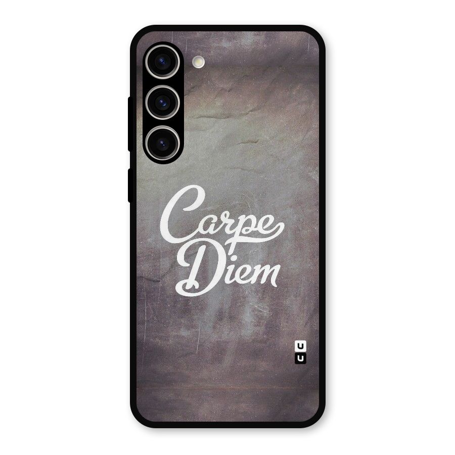 Carpe Diem Rugged Metal Back Case for Galaxy S23 Plus