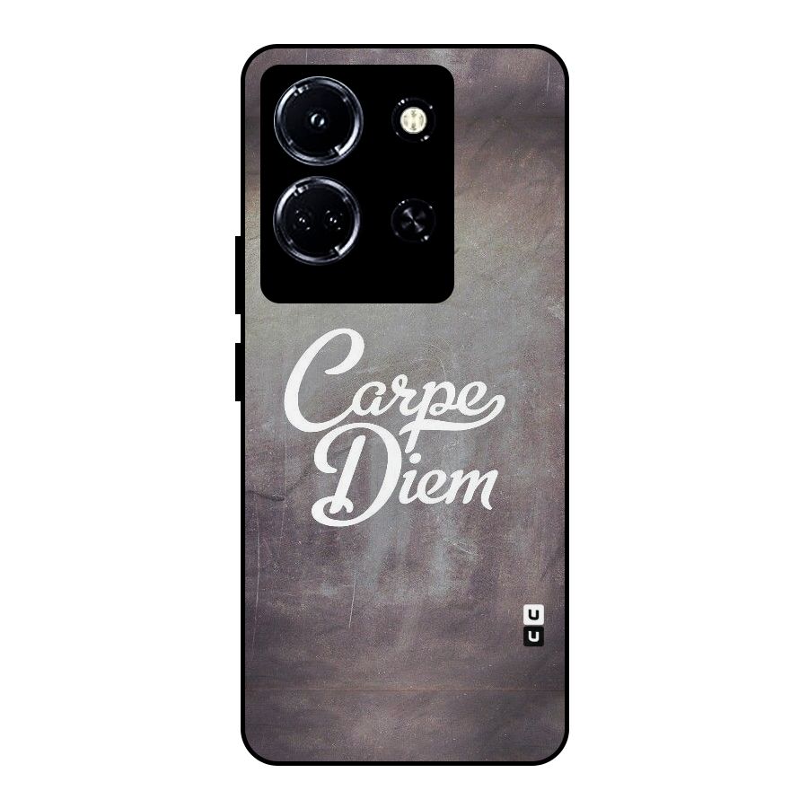 Carpe Diem Rugged Metal Back Case for Infinix Note 30 5G