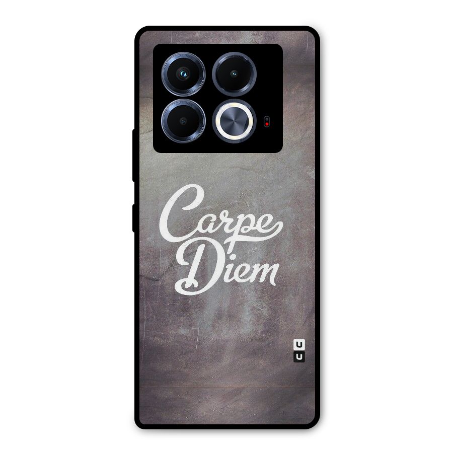 Carpe Diem Rugged Metal Back Case for Infinix Note 40 5G