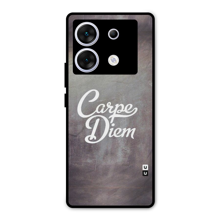 Carpe Diem Rugged Metal Back Case for Infinix Zero 30 5G