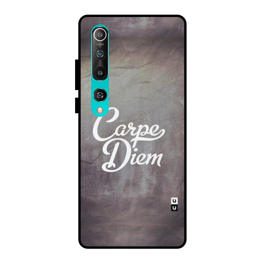 Carpe Diem Rugged Metal Back Case for Mi 10