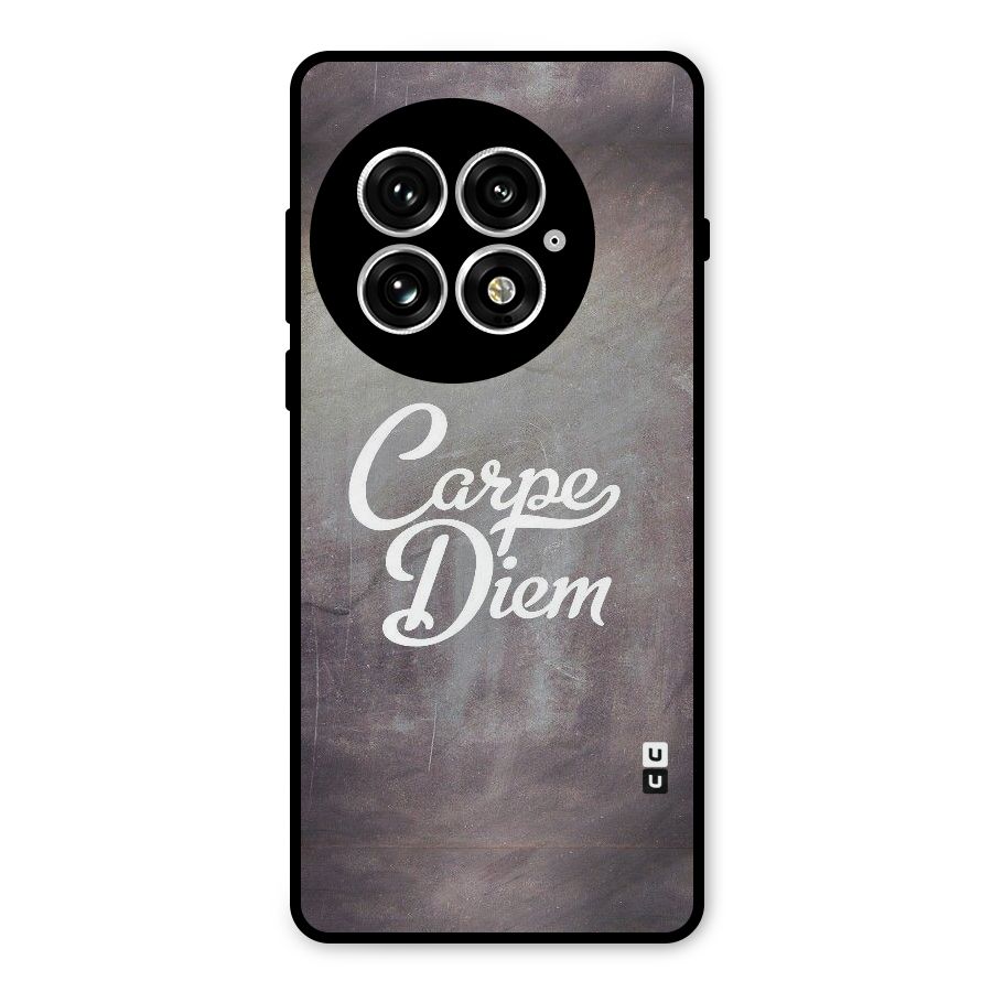 Carpe Diem Rugged Metal Back Case for OnePlus 13