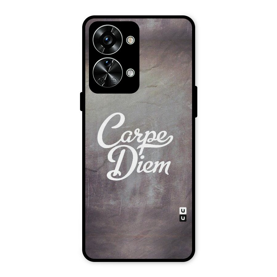 Carpe Diem Rugged Metal Back Case for OnePlus Nord 2T