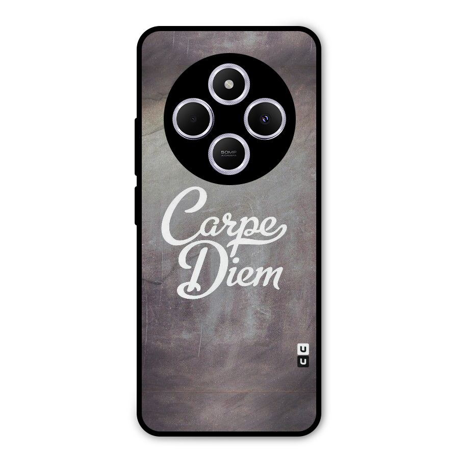 Carpe Diem Rugged Metal Back Case for Poco C75 5G