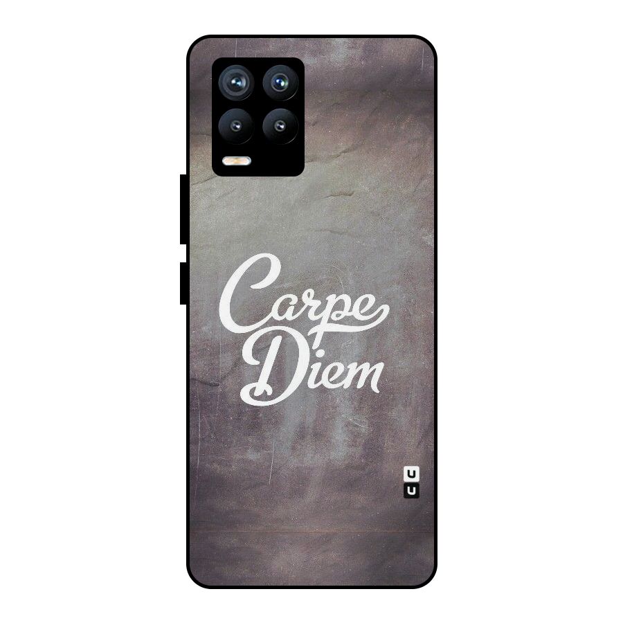 Carpe Diem Rugged Metal Back Case for Realme 8 Pro