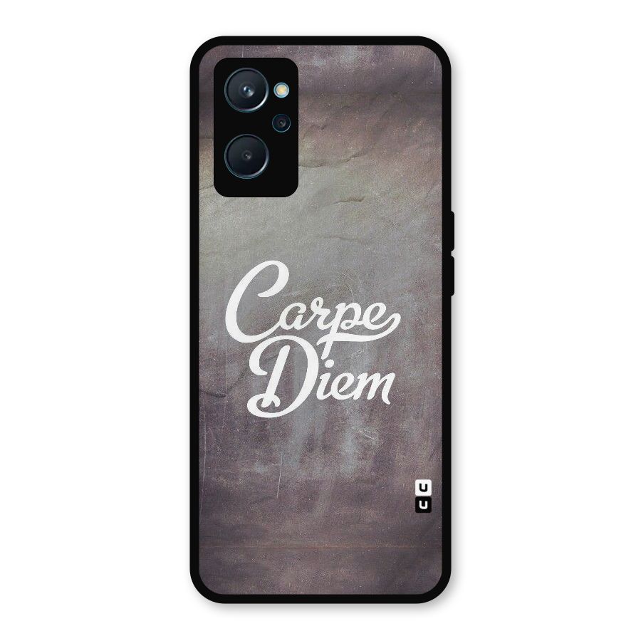 Carpe Diem Rugged Metal Back Case for Realme 9i