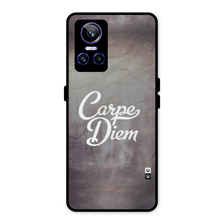 Carpe Diem Rugged Metal Back Case for Realme GT Neo 3