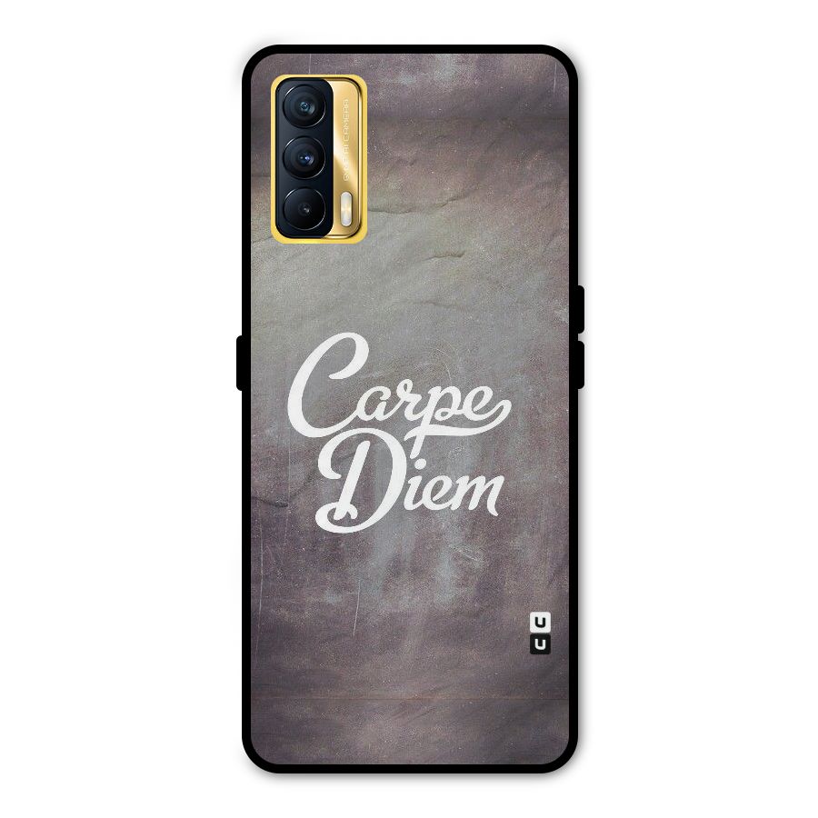 Carpe Diem Rugged Metal Back Case for Realme X7