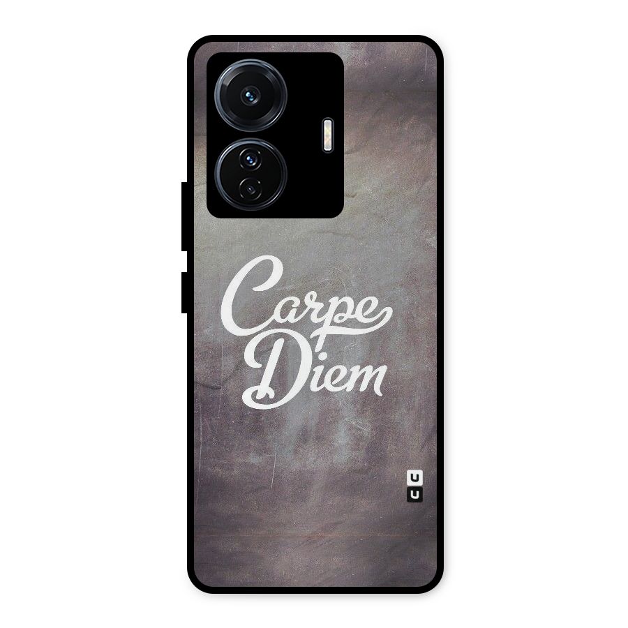 Carpe Diem Rugged Metal Back Case for Vivo T1 Pro