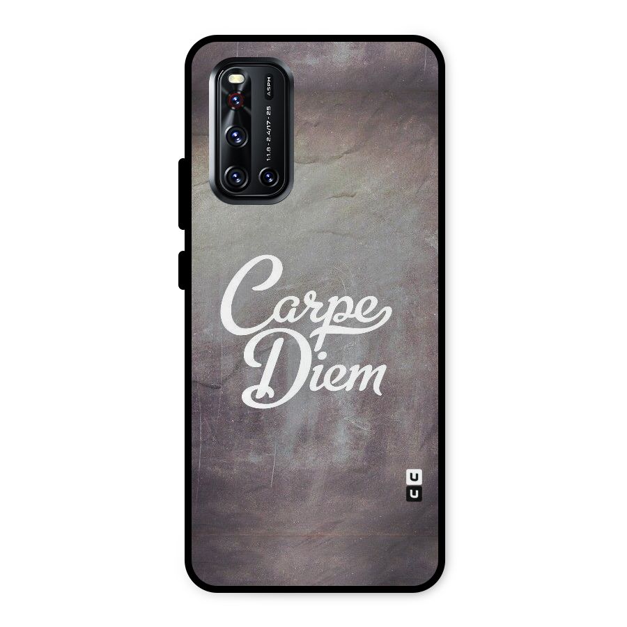 Carpe Diem Rugged Metal Back Case for Vivo V19