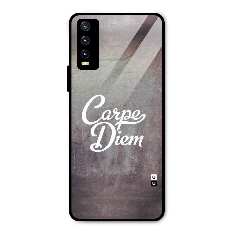 Carpe Diem Rugged Metal Back Case for Vivo Y20g