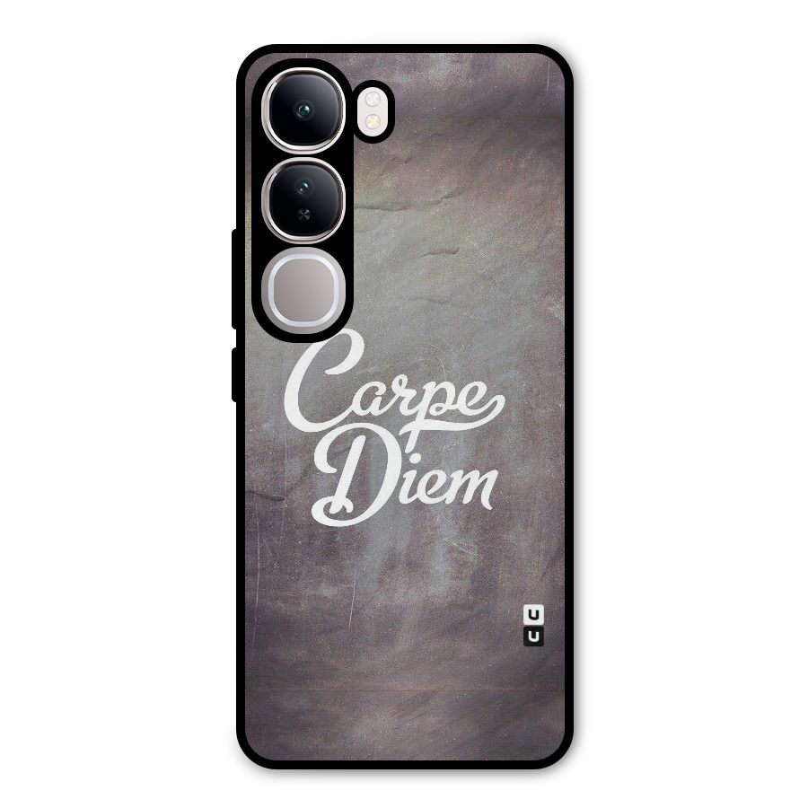 Carpe Diem Rugged Metal Back Case for Vivo Y300