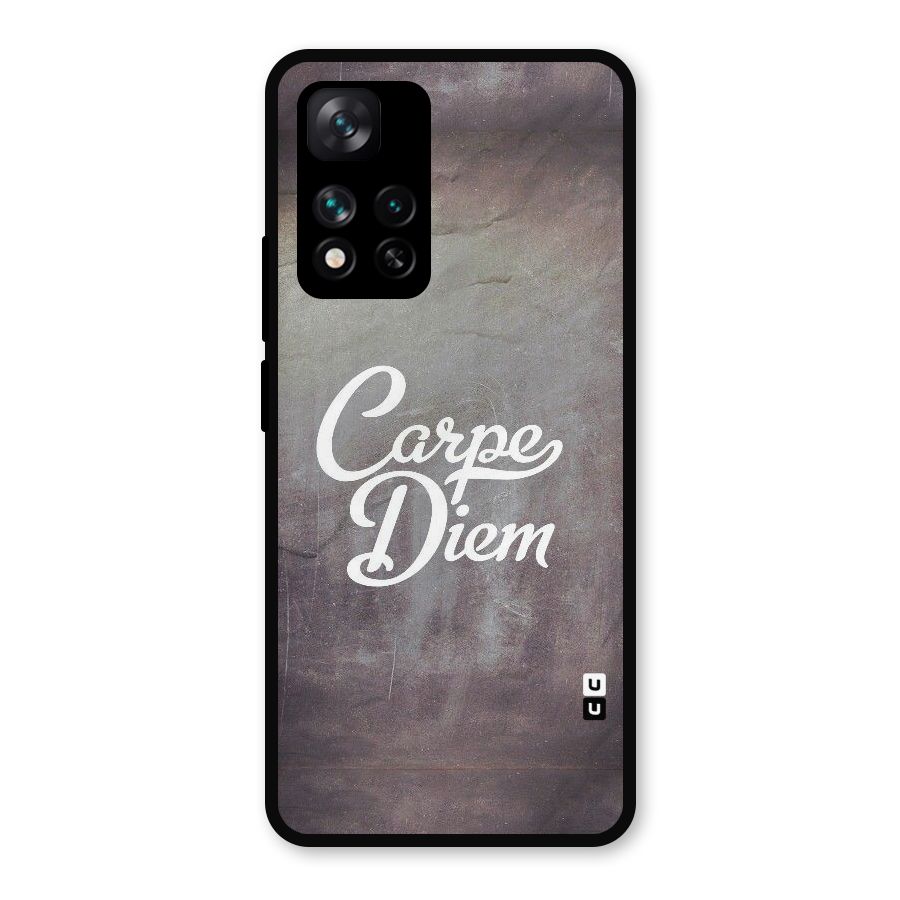 Carpe Diem Rugged Metal Back Case for Xiaomi 11i Hypercharge 5G