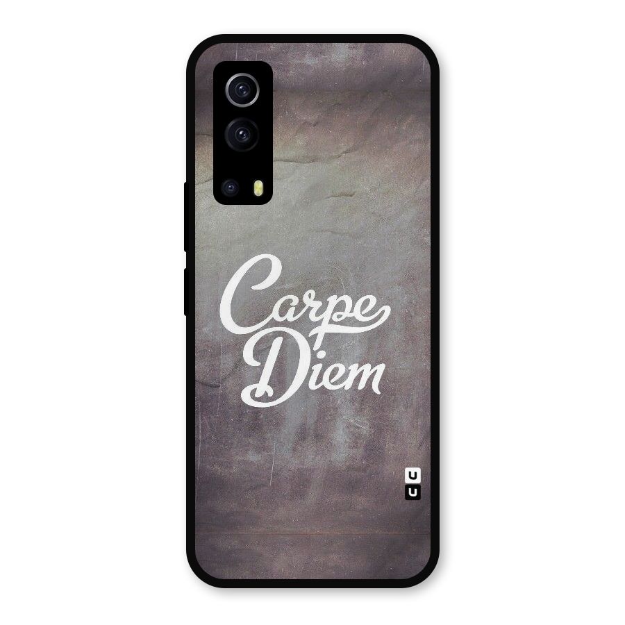 Carpe Diem Rugged Metal Back Case for iQOO Z3