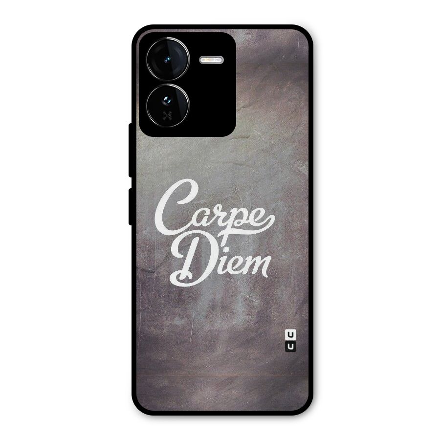 Carpe Diem Rugged Metal Back Case for iQOO Z9