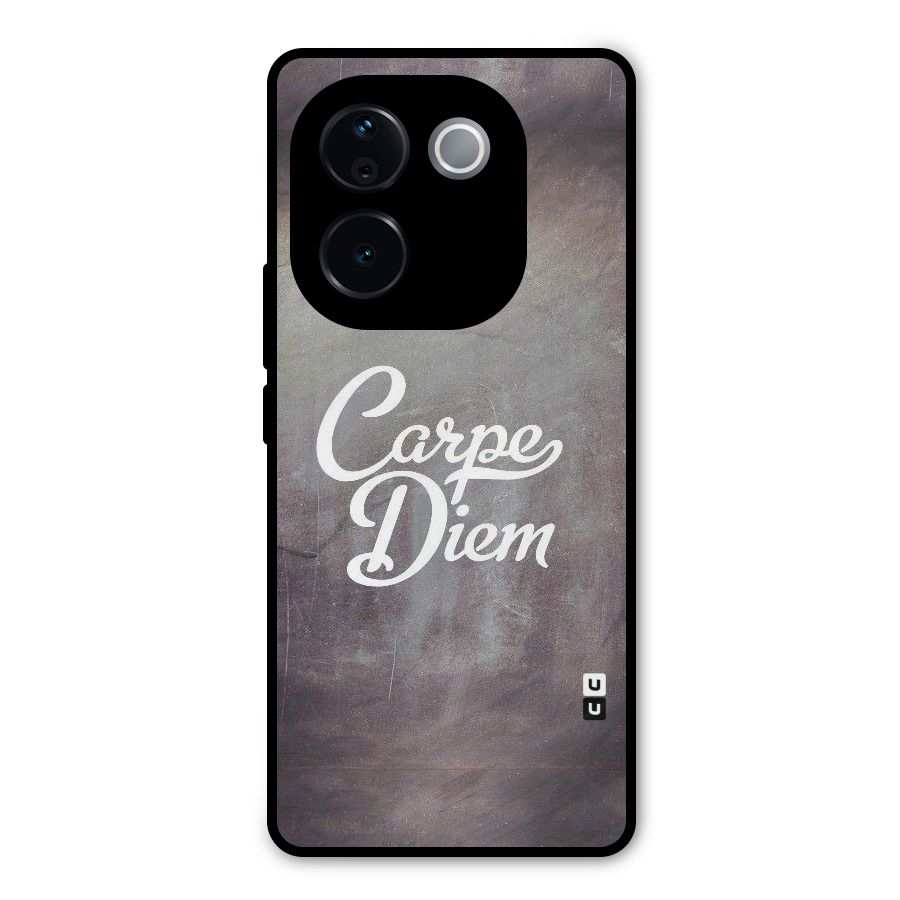 Carpe Diem Rugged Metal Back Case for iQOO Z9s Pro