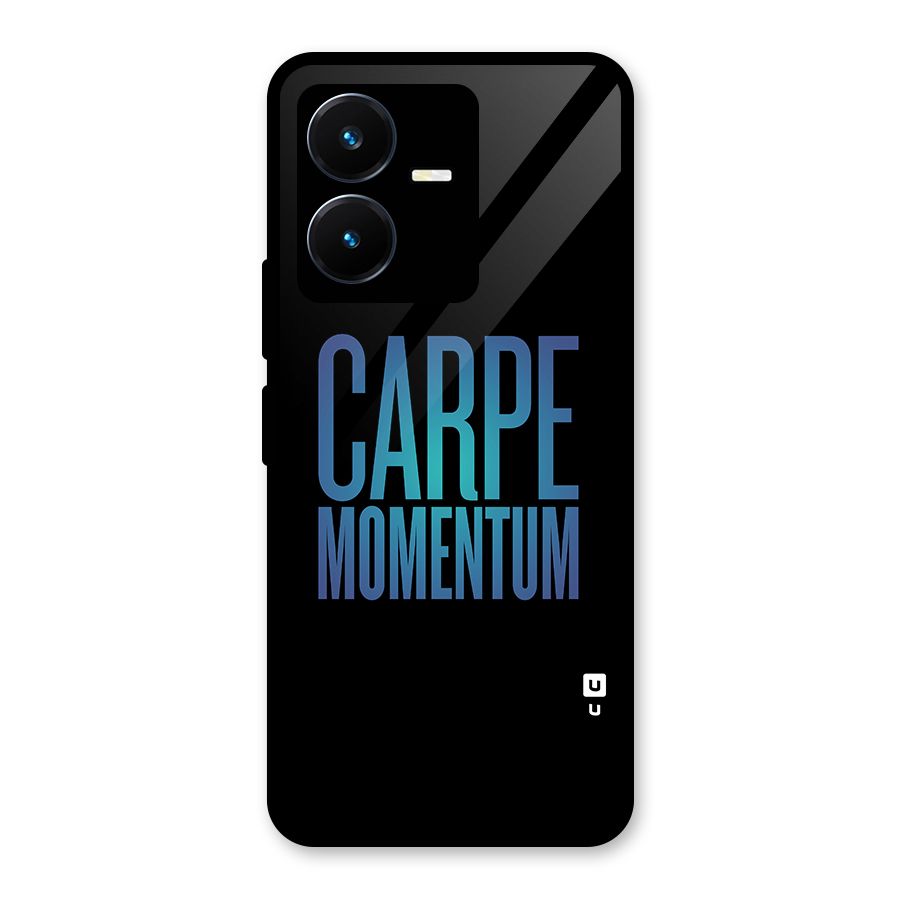 Carpe Momentum Glass Back Case for Vivo Y22s