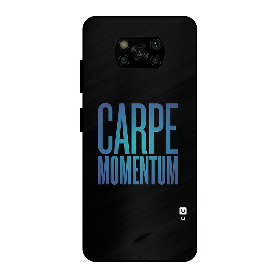 Carpe Momentum Metal Back Case for Poco X3