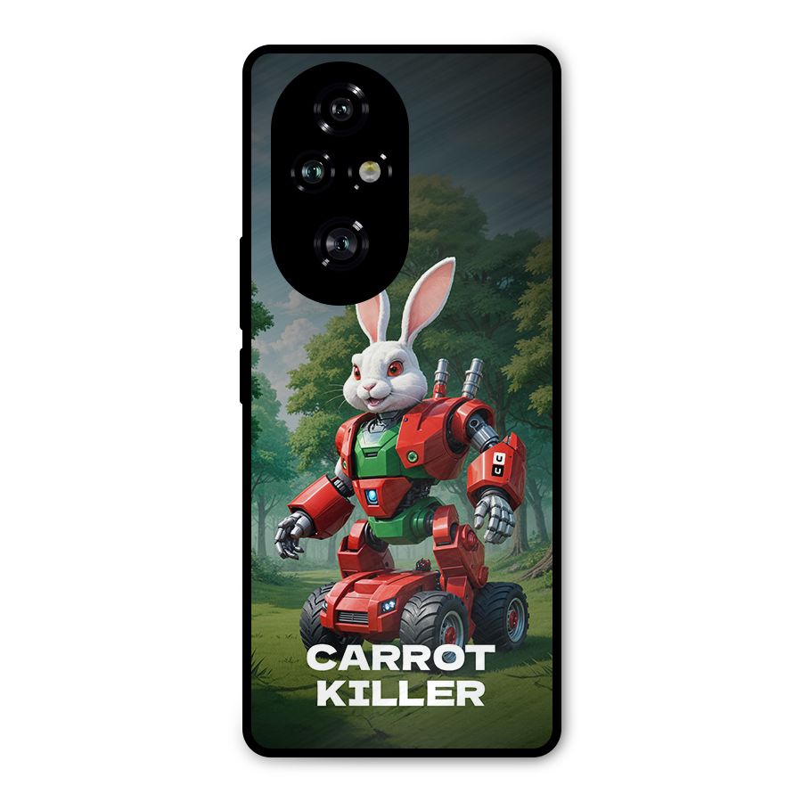 Carrot Killer Metal Back Case for Honor 200 Pro