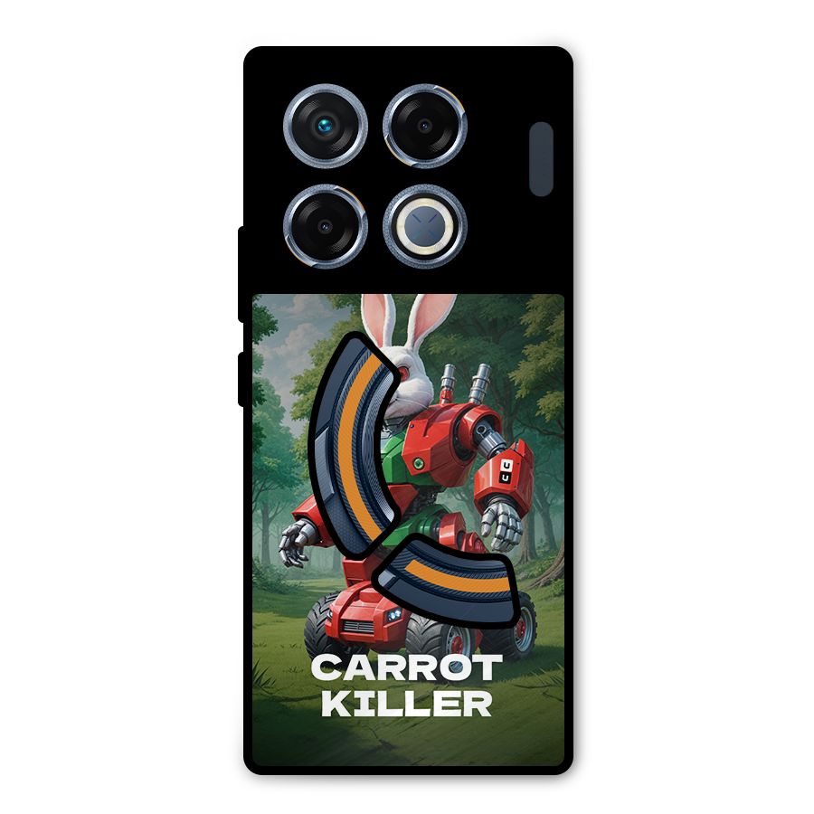 Carrot Killer Metal Back Case for Infinix GT 20 Pro