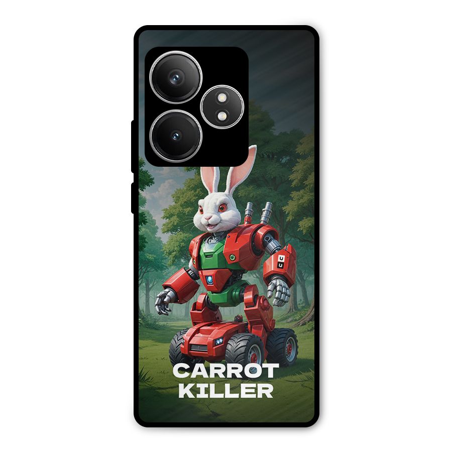 Carrot Killer Metal Back Case for Realme GT 6T