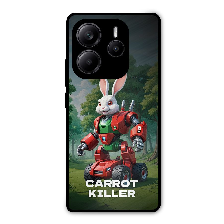 Carrot Killer Metal Back Case for Redmi Note 14 5G