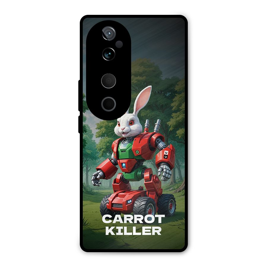 Carrot Killer Metal Back Case for Vivo T3 Ultra