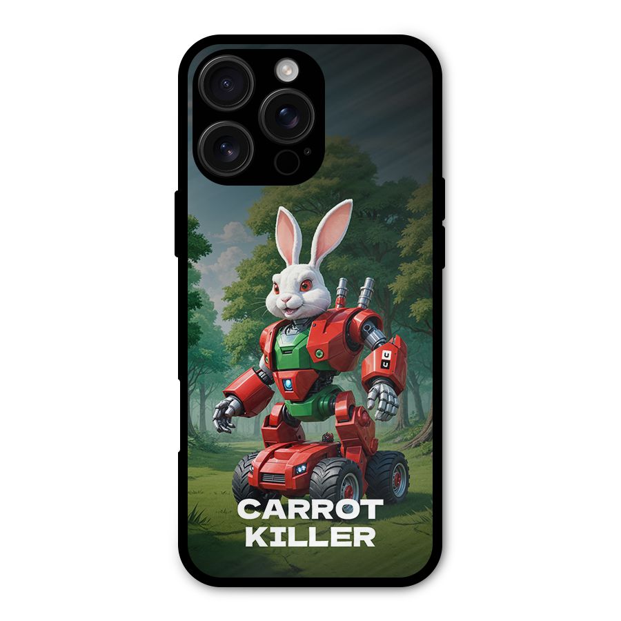 Carrot Killer Metal Back Case for iPhone 16 Pro Max