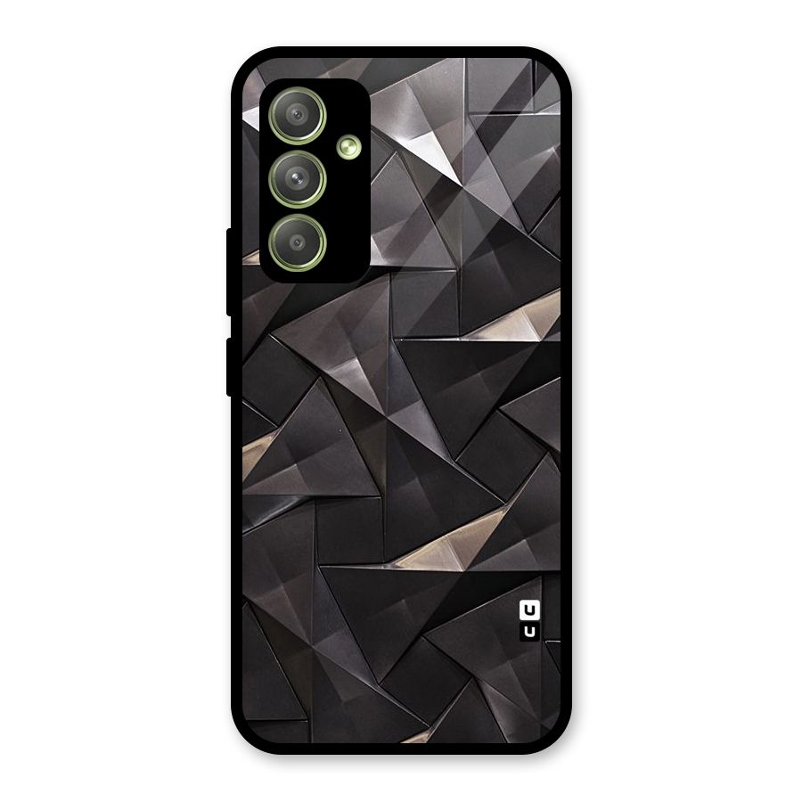 Carved Triangles Glass Back Case for Galaxy A54