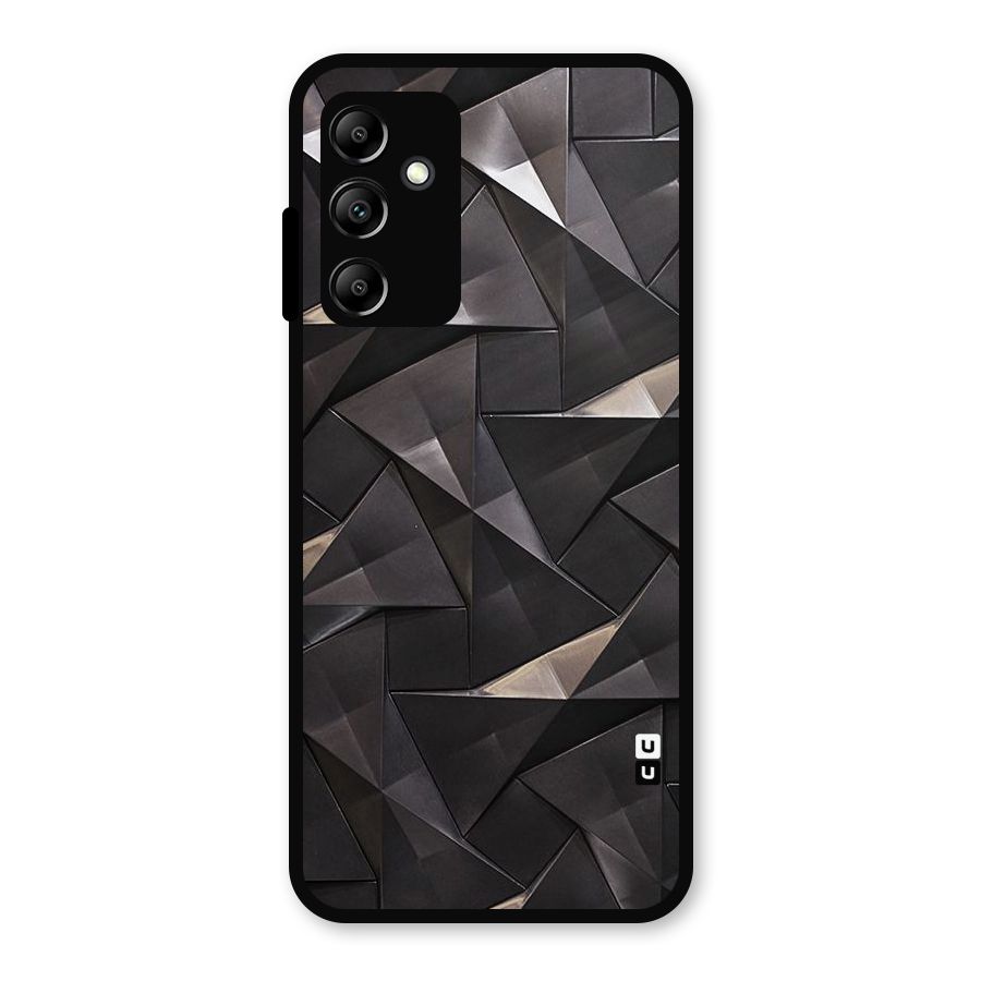 Carved Triangles Metal Back Case for Galaxy A14 5G