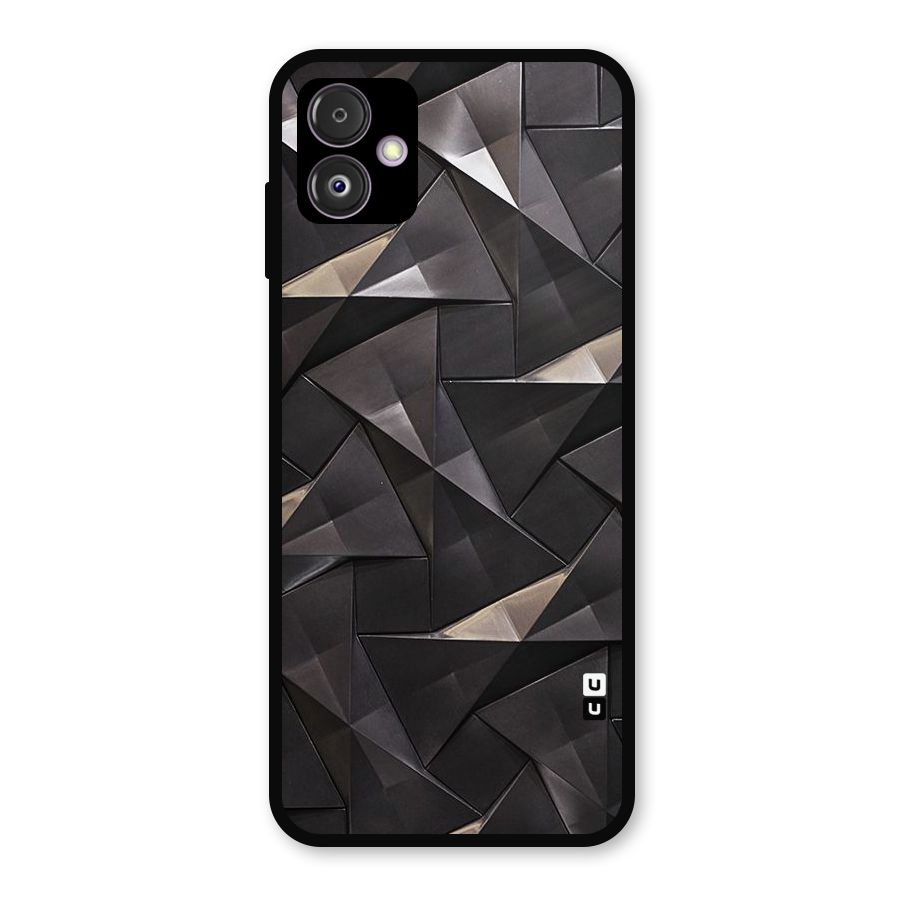 Carved Triangles Metal Back Case for Galaxy F14
