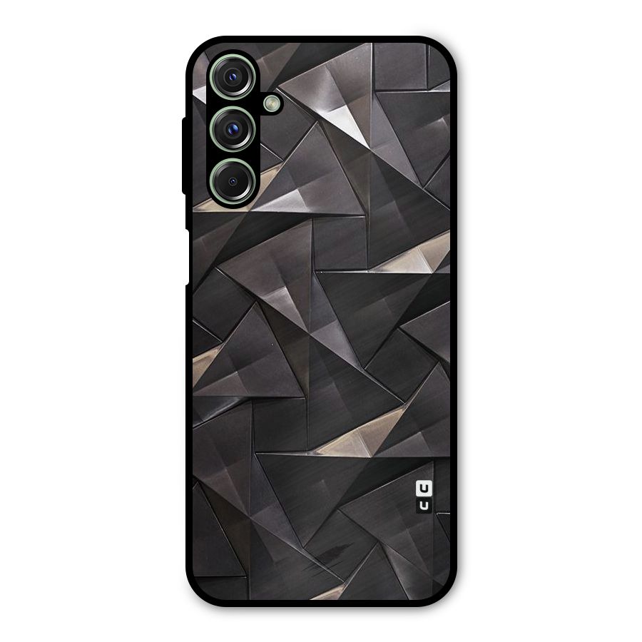 Carved Triangles Metal Back Case for Galaxy M34