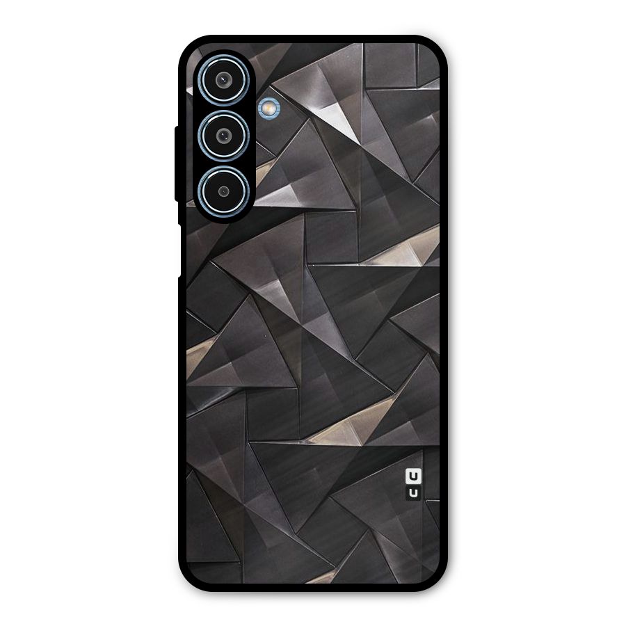 Carved Triangles Metal Back Case for Galaxy M35