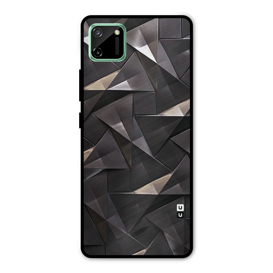 Carved Triangles Metal Back Case for Realme C11