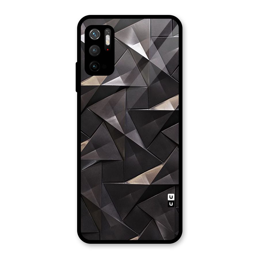 Carved Triangles Metal Back Case for Redmi Note 10T 5G