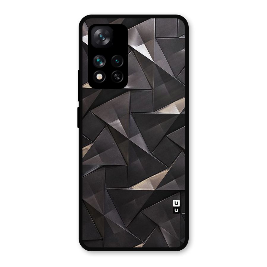 Carved Triangles Metal Back Case for Xiaomi 11i Hypercharge 5G