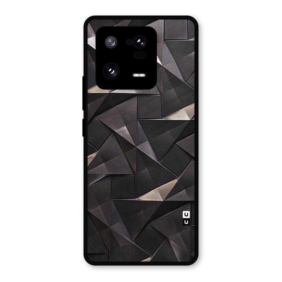 Carved Triangles Metal Back Case for Xiaomi 13 Pro